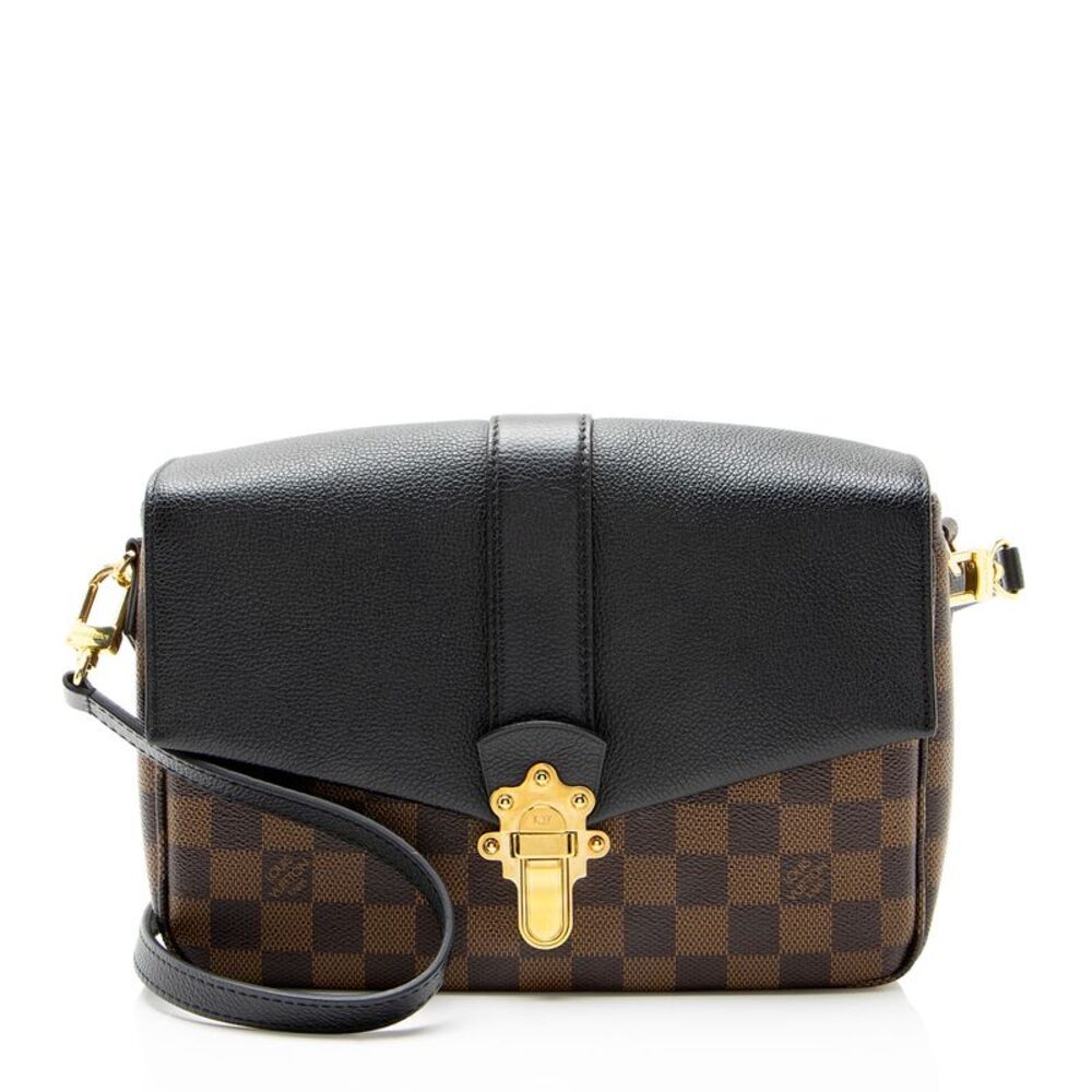 Louis Vuitton Damier Ebene Calfskin Clapton PM Shoulder Bag - Picture 1 of 10